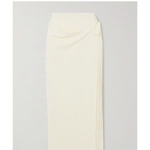 Le 17 Septembre Ribbed Wrap Maxi Skirt, size 36